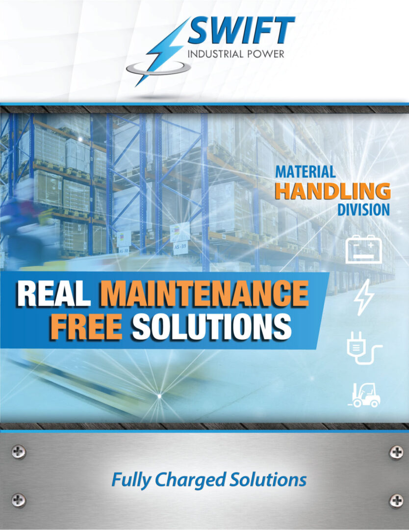 A picture of the front cover of a manual handling brochure.