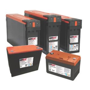 A group of batteries that are sitting on top of each other.