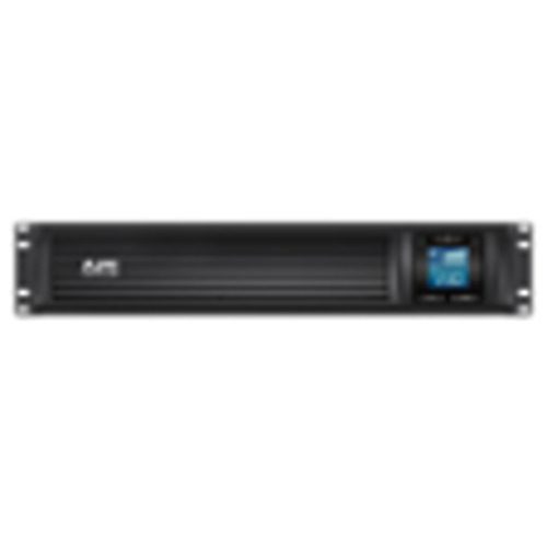 A picture of the front end of an apc smart-ups 1 5 0 0 va rack mount uninterruptible power supply.