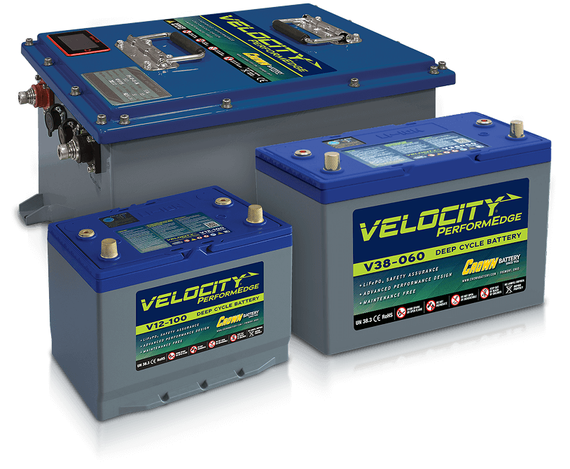 Crown Velocity Lithium-Ion Batteries